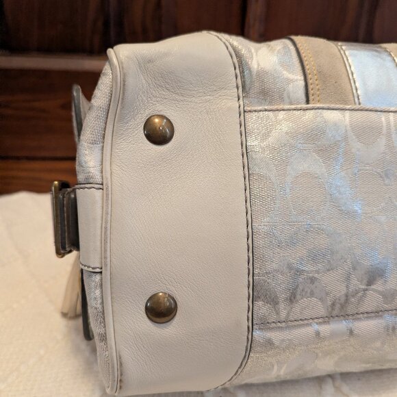 Vintage Y2K Coach Signature Print Tie Dye satchel 2186 soho 